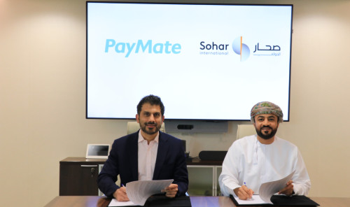 صحار الدولي يتعاون مع PayMate لتوفير حلول المدفوعات التجارية بين الشركات