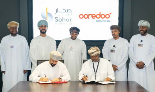 صحار الدولي و Ooredoo Business  يعلنان عن شراكة استراتيجية لتقديم حلول مبتكرة لدعم نمو وكفاءة المؤسسات الصغيرة والمتوسطة